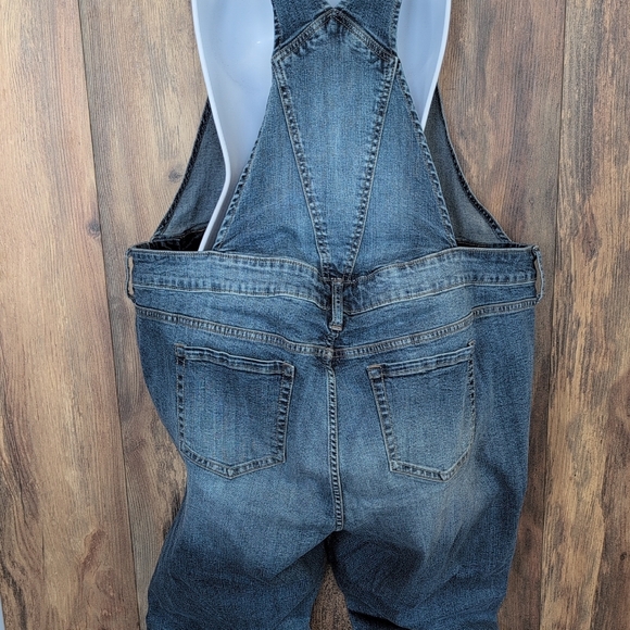 Torrid Classic Blue Women's Denim Jeans Overalls 20                  C212 - Picture 6 of 10